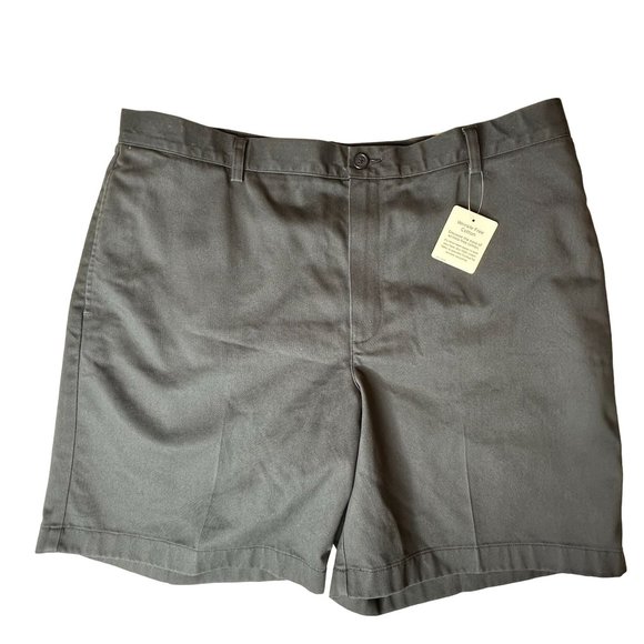 L.L. Bean Classic Fit‎ Wrinkle Free Chino Shorts Size 40 Navy Blue Cotton NEW - Picture 1 of 7